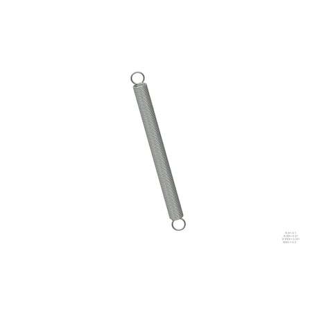 Approved Vendor Extension Spring, O=1.000, L=12.19, W= .105 R G009967172